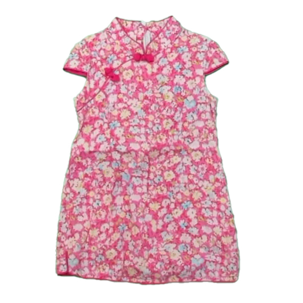 Unknown Brand Girls Pink Floral Dress size: 3T
